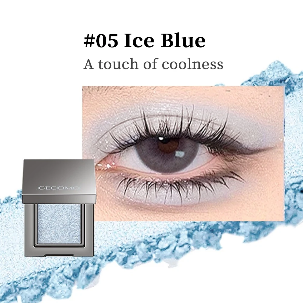 Sombra Unitária Para Olhos, Com Textura Em Pó Delicada, Perolada E De Longa Duração.