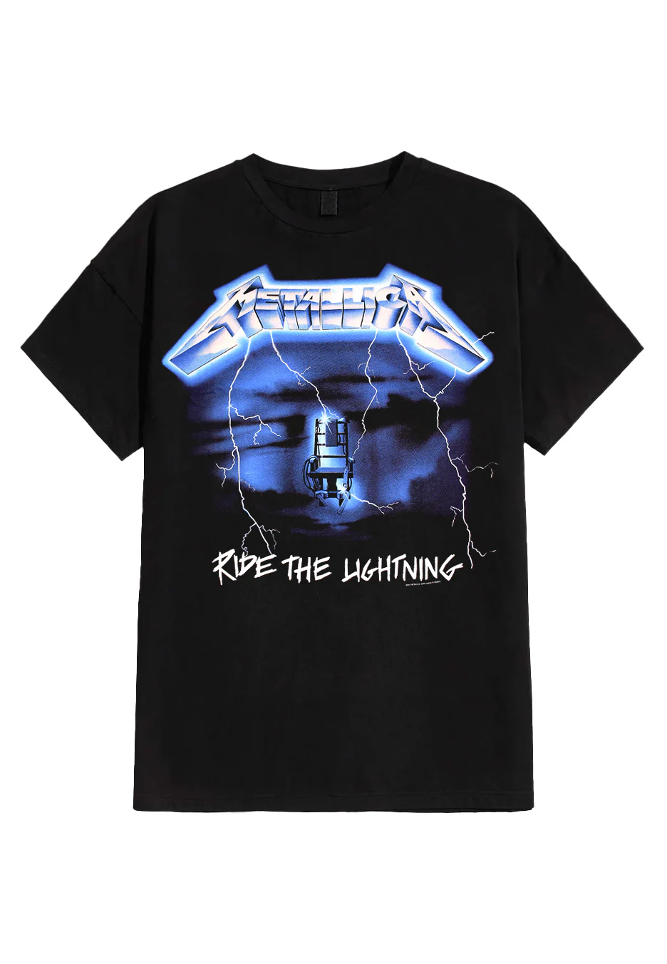 Sizexxl Metallica - Ride The Lightning Tracks - T-shirt Unisex Adults