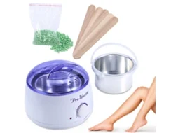 2026 kit de Cera Profissional com Aquecedor, 100g de Cera Brasileira para Depilação (maçã)
