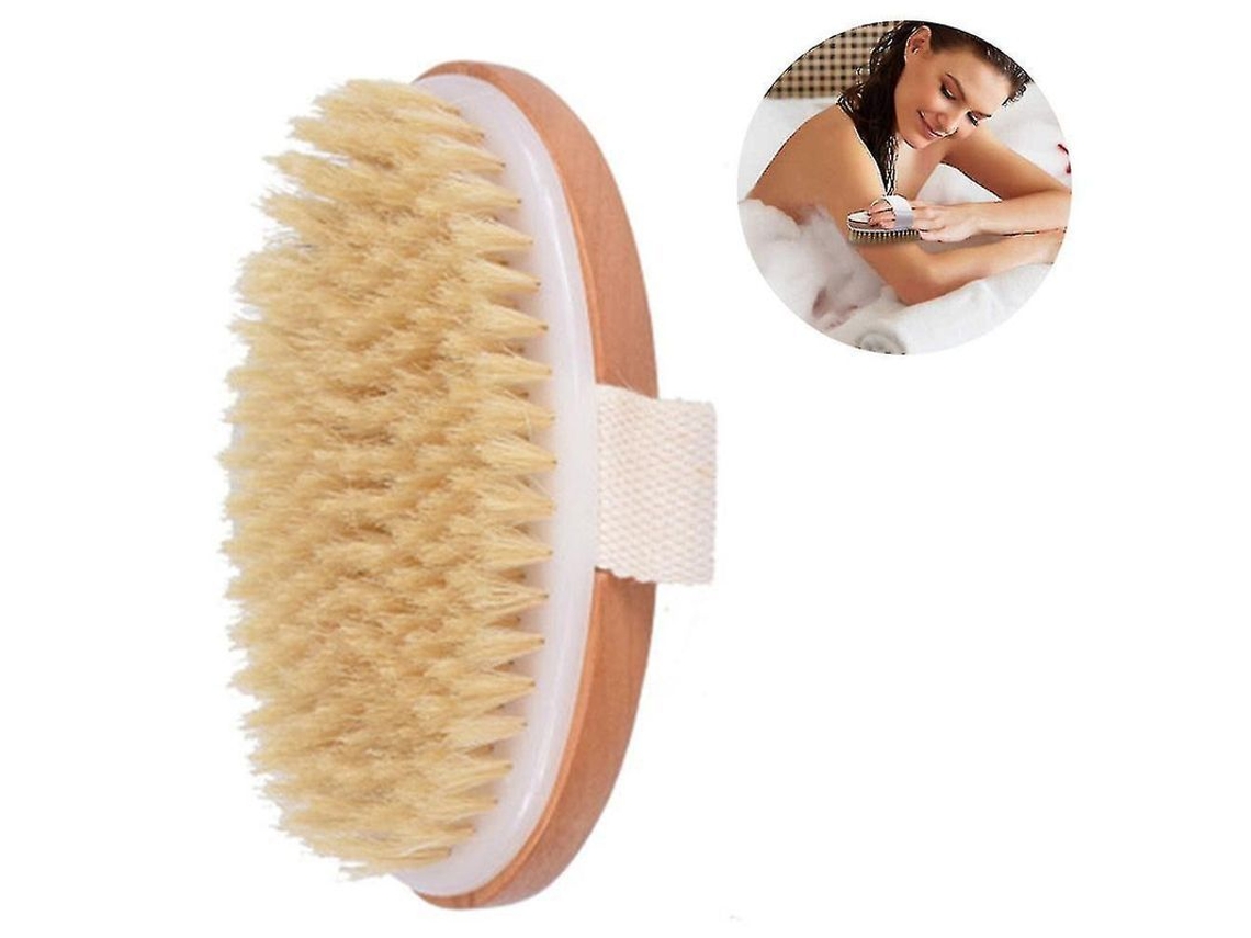 Fasst pincel Corporal de Cerdas Naturales para Exfoliación de Piel Seca Con Mango de Bambú CUIDADOS