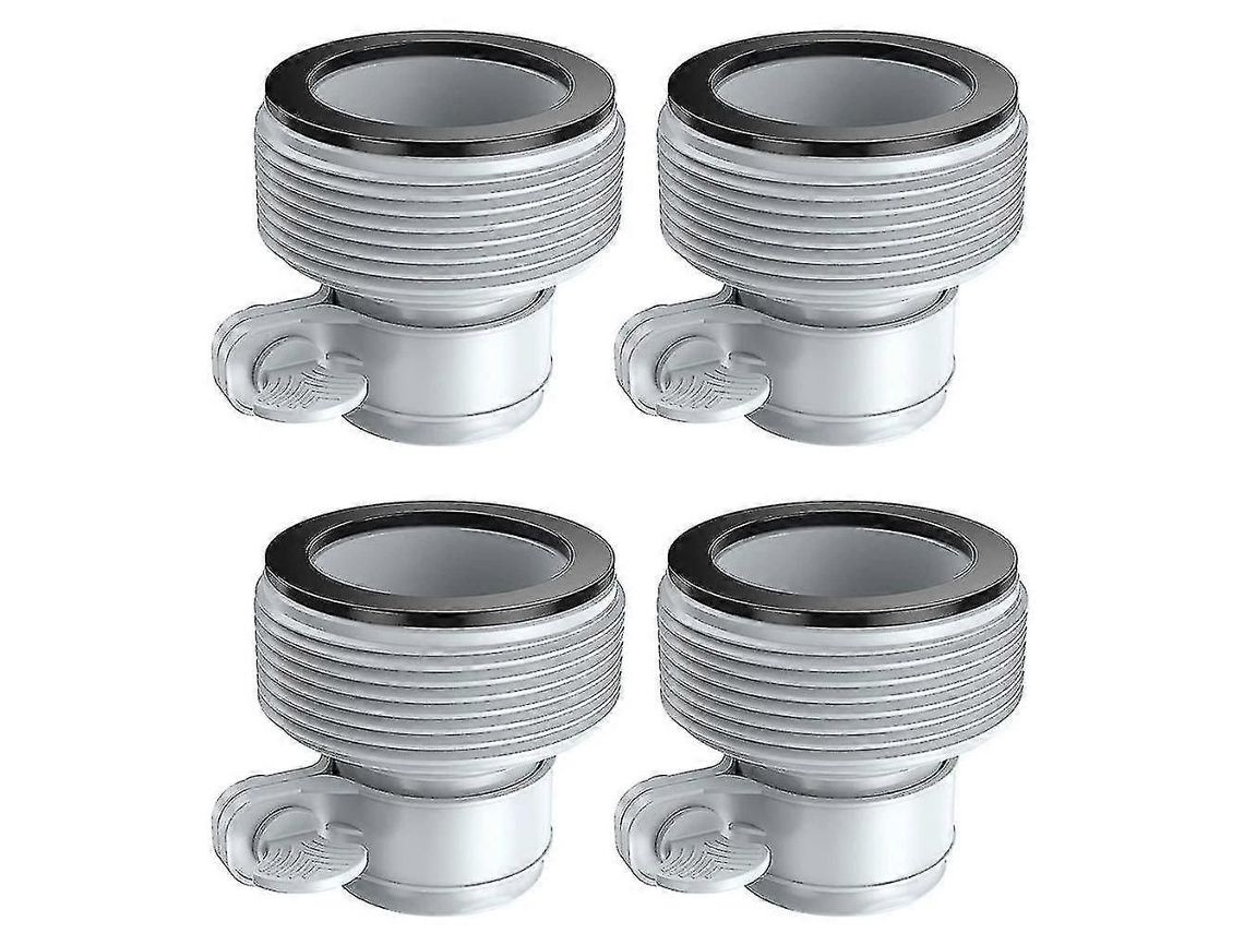 4 Adaptadores De Piscina Intex Tipo B, Rosca 1,25 Para 1,5 Polegadas.