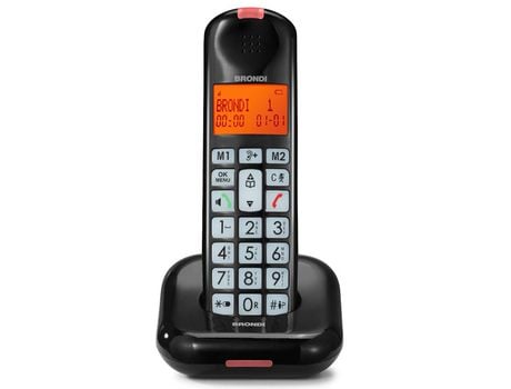 Telefone Fixo BRONDI Bravo Moon Black