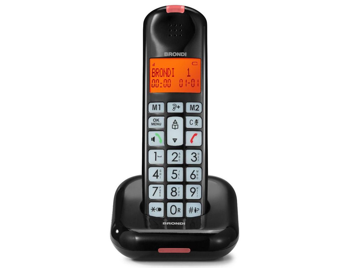 Telefone Fixo BRONDI Bravo Moon Black