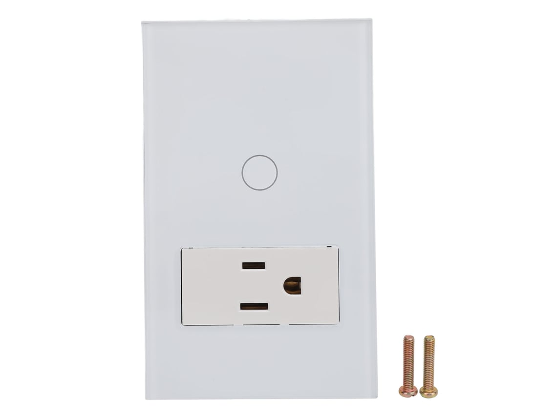 Laxiscreed Painel De Interruptor Touch Wi-fi Compatível Com Voltagem Us E Controlo Remoto Via App