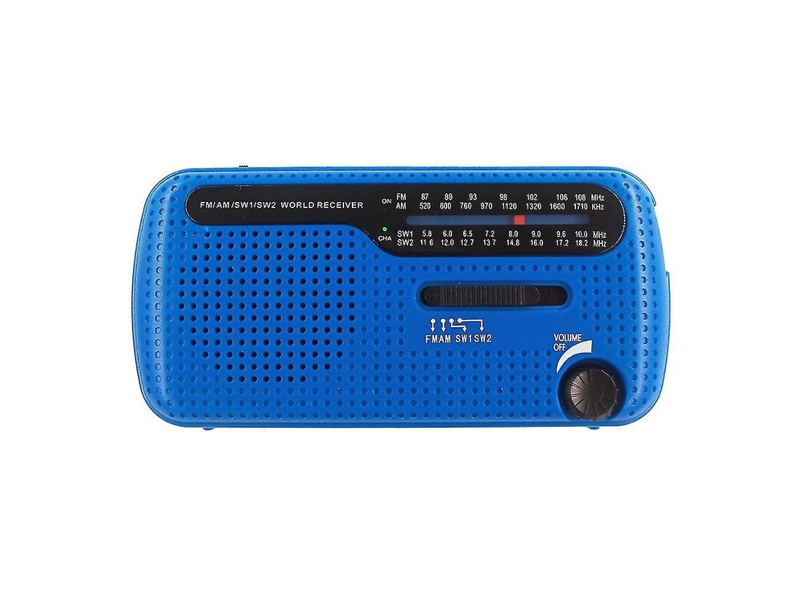 Rádio De Manivela Solar Am/fm/sw, Rádio Usb De Emergência Portátil Com Lanterna Led, Ferramenta Para Atividades Ao Ar Livre Olysi Shop