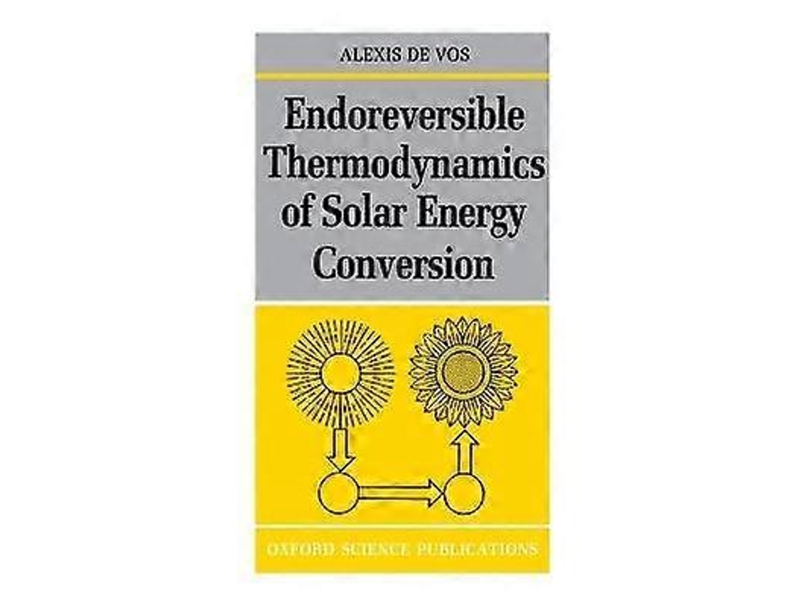 Termodinâmica Endoversível Da Conversão De Energia Solar Olysi Shop