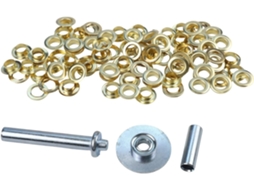 Kit de Reparação Com 103 Peças Ilhós Latão, Incluindo 50 Conjuntos 12 Mm