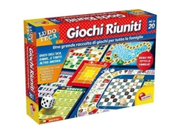 Jogo De Tabuleiro Lisciani Giochi Brinquedoteca Giochi Riuniti Mais De 20 Jogos