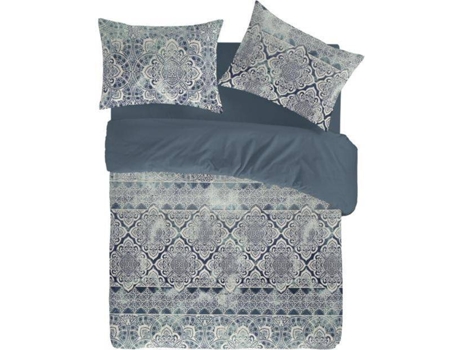 Capa de Edredão  Alain (Azul - 155x220 cm - Algodão)