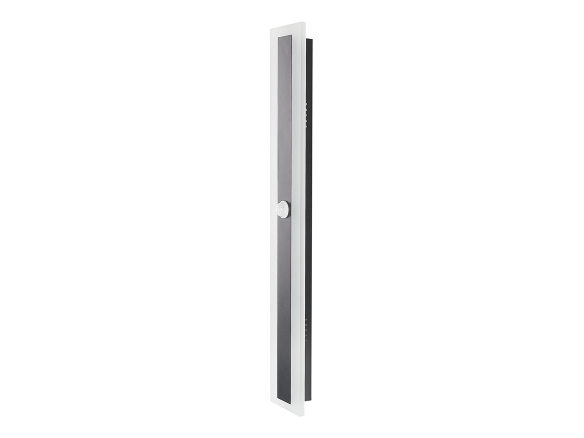Candeeiro De Parede Led Para Exterior Savane Com Sensor De Movimento Preto
