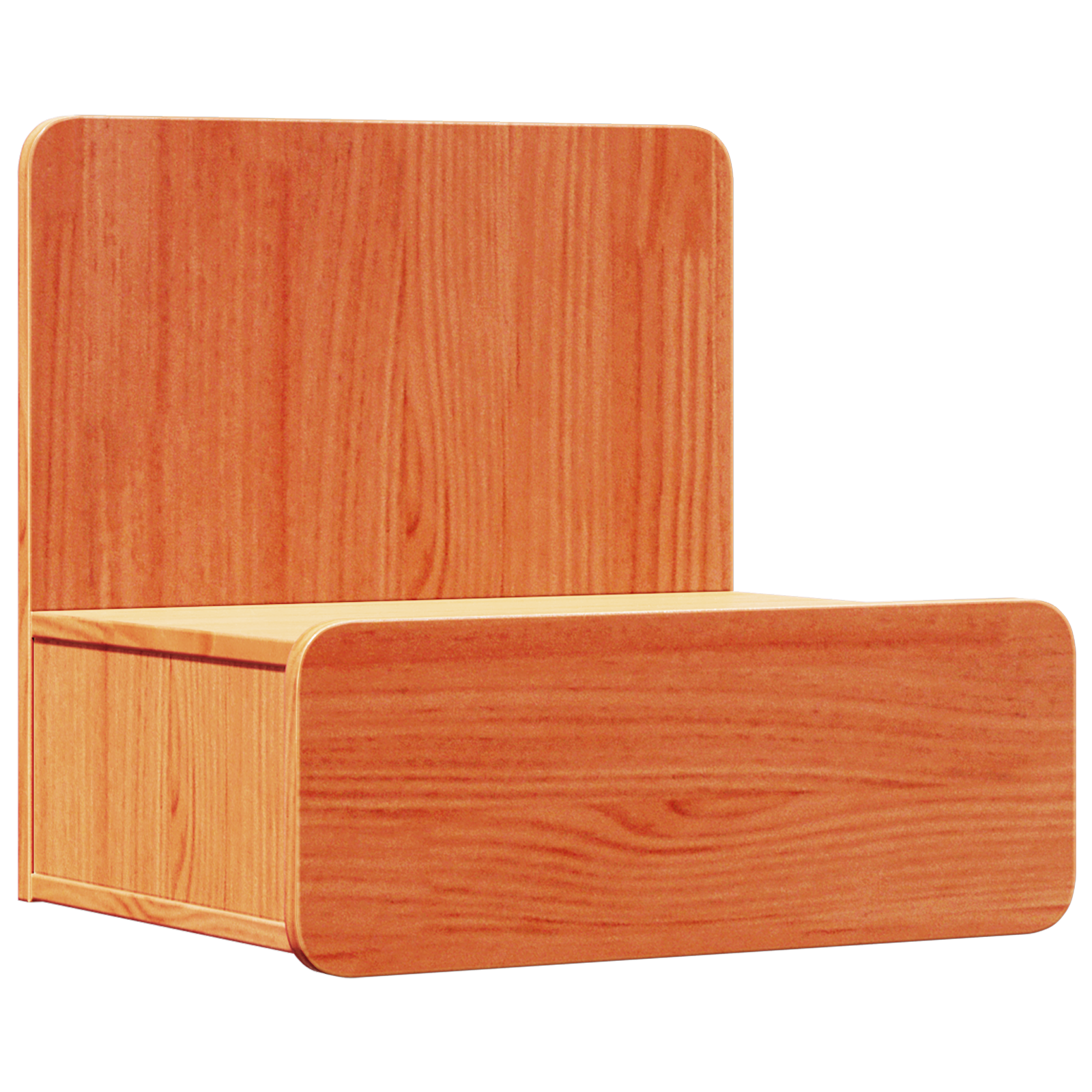 Conjunto 1 Mesa-de-cabeceira Vidaxl Castanho Madeira De Pinho Maciça (44 X 32,5 X 40 Cm)