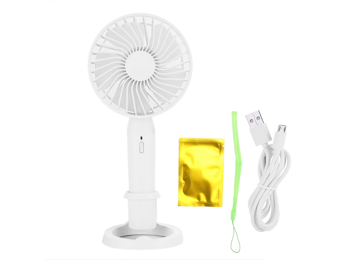 Ventilador De Mão (com Aromaterapia Traseira, Carregamento Mini Usb)