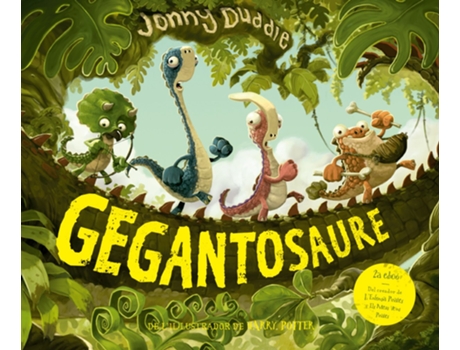 Livro Gegantosaure de Jonny Duddle (Catalão)