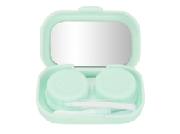 Kit Portátil De Estojo Para Lentes De Contato Com Pinça E Palito Para Viagens Mini
