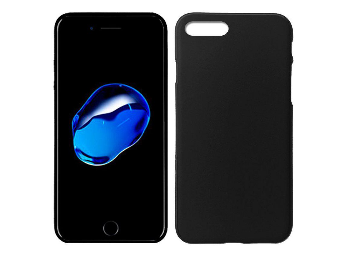 Capa de silicone COOL para iPhone 7 Plus / iPhone 8 Plus (Preto)