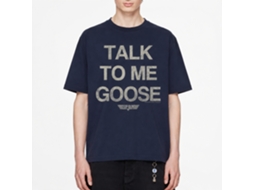 Rockinstone Top Gun Movie Talk Goose Navy Adult T-shirt Size:s