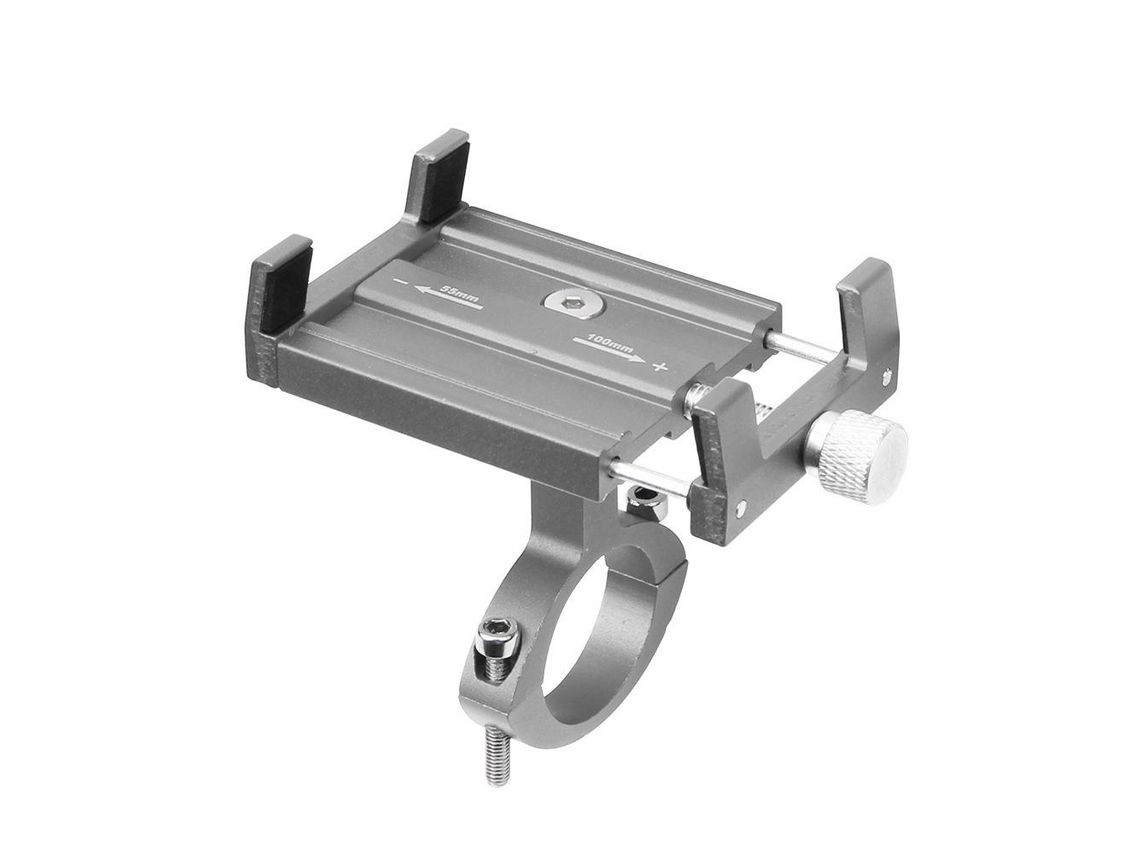 Suporte para Celular de Liga de Alumínio para Patinete de Bicicleta ARMORED