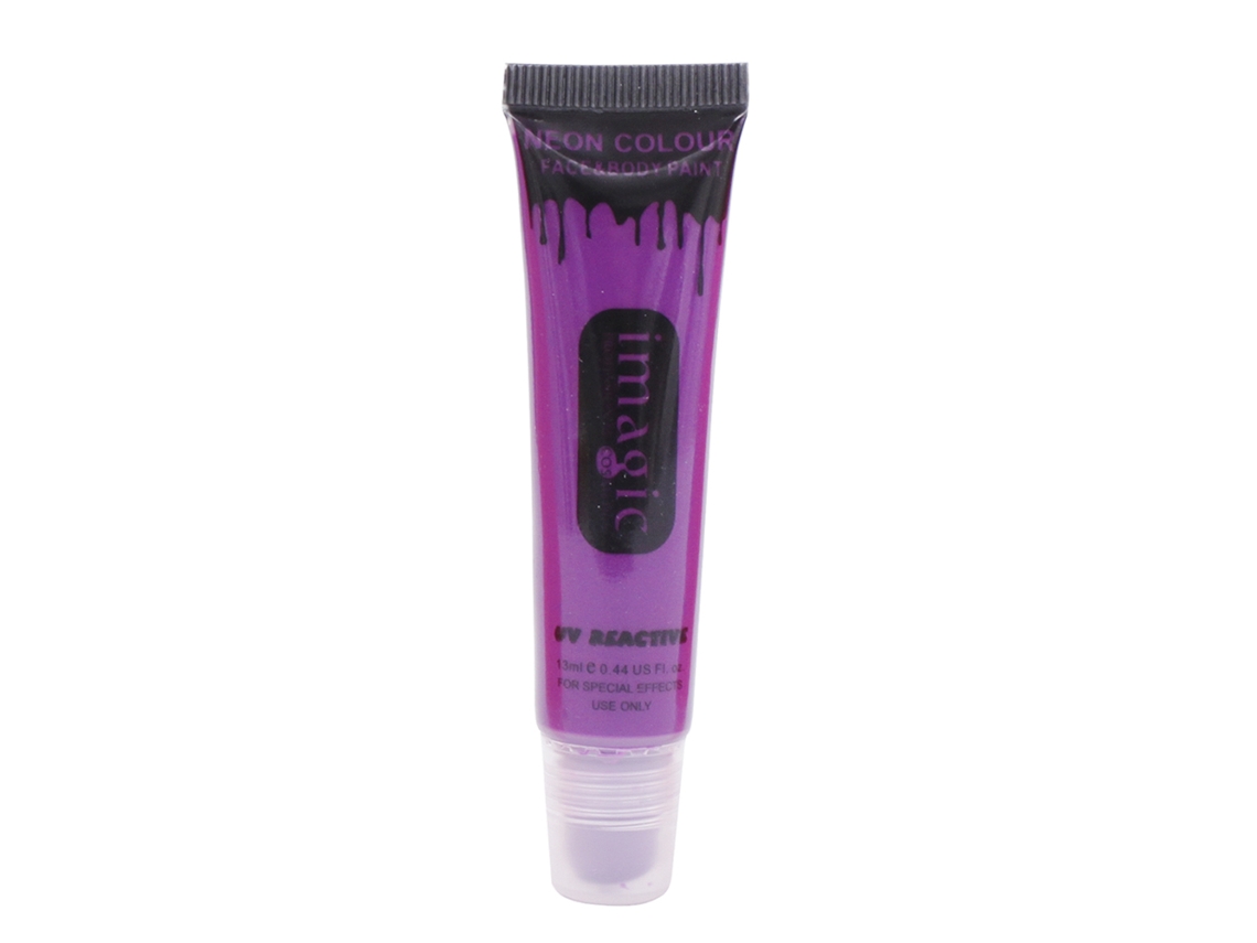 Festival Party Imagic Body Rave Tinta Fluorescente Roxa Duradoura