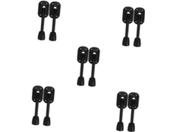 Tehaux 10 Peças Pés De Mesa Dobráveis Metal Para Substituição, Peças De Reparo Para Móveis Cozinha E Escritório