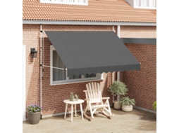 Vidaxl Toldo Retrátil Manual 300 Cm Antracite