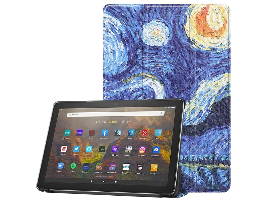 Capa Para Tablet Lurelia, Compatível Com Samsungcéu Estrelado Tab S10 Fe Plus 13,1" Modelo 2025, Couro Sintético, Função Sono, Proteção Antiquedas