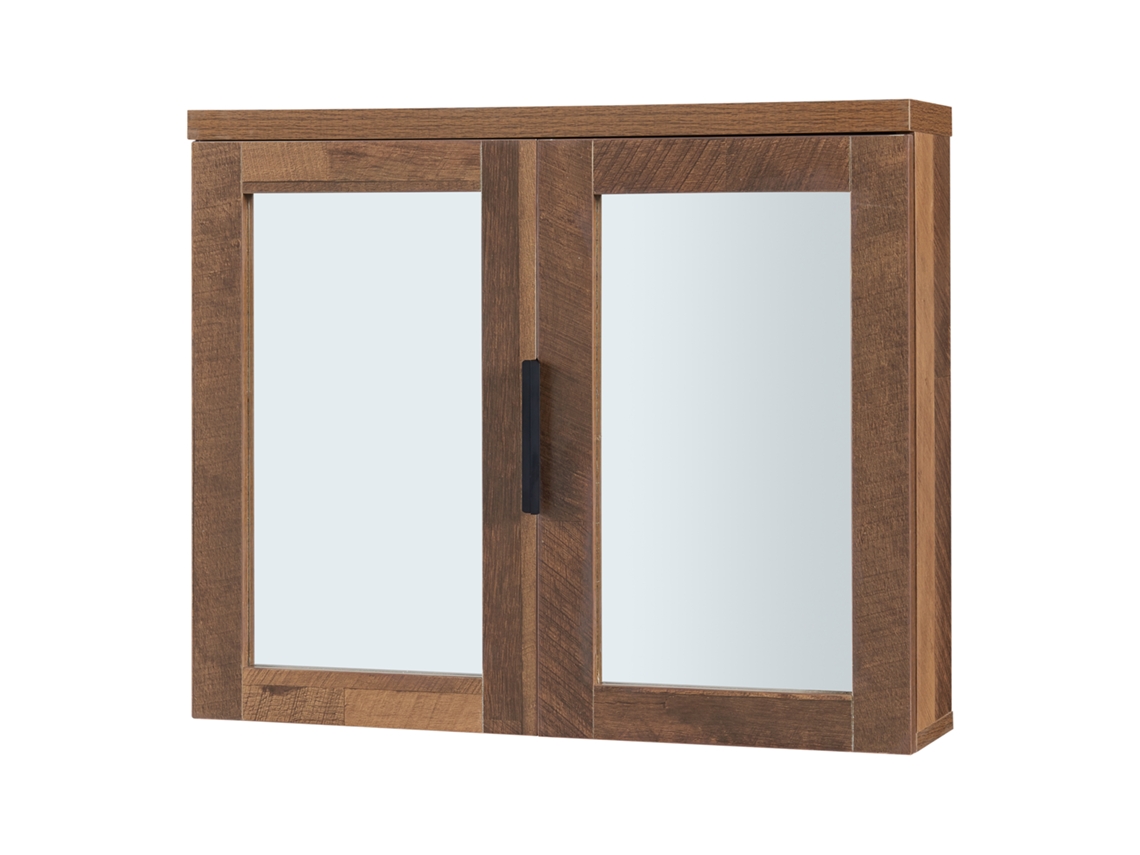 Armário de Parede Namsskogan com Espelho para Casa de Banho 50X60X15Cm Nogueira [EN.CASA]