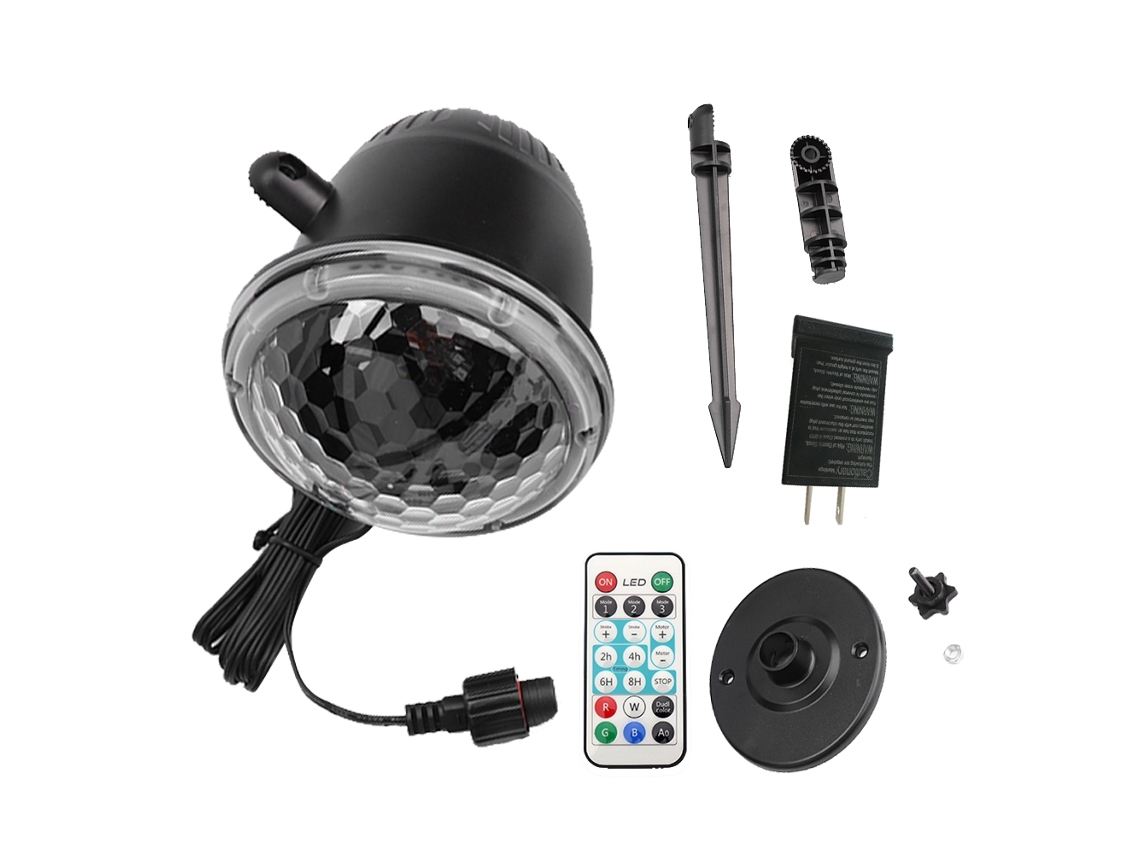 Laxiscreed Projetor Led À Prova D'água Com Controle Remoto Para Iluminações Natalinas