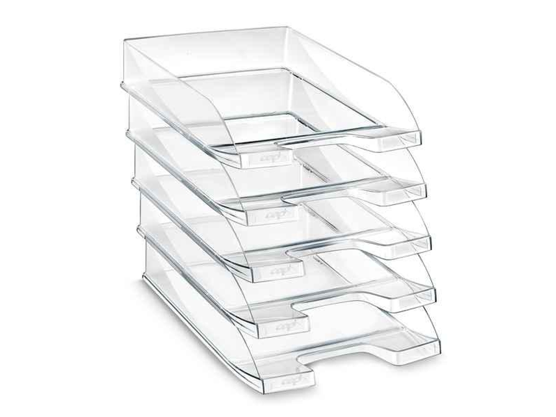 Tabuleiro Portadocumentos Transparente 10 Uds (Recondicionado Sinais de Uso)