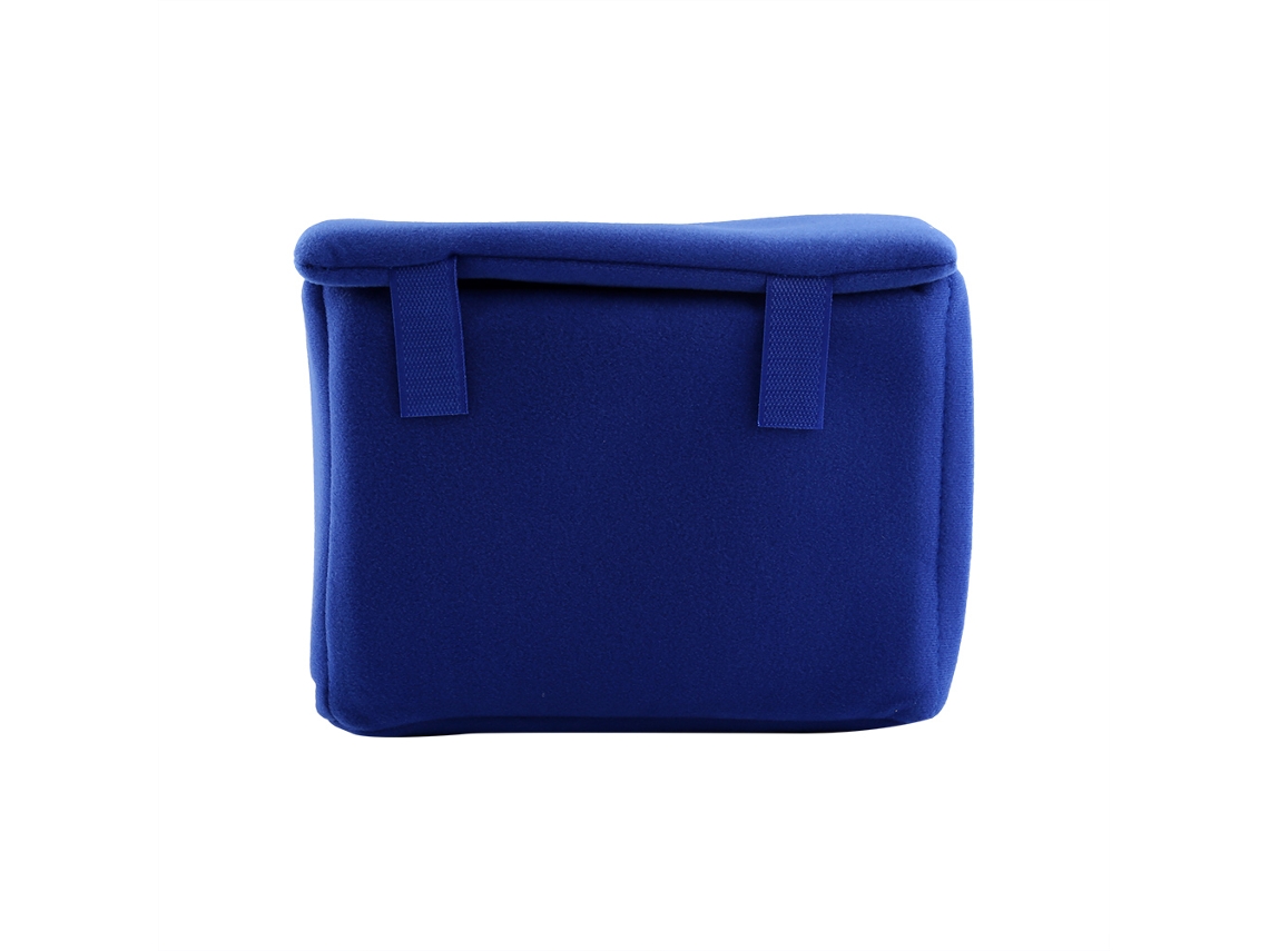 Bolsa para câmera DSLR Raum com compartimentos acolchoados, protetora e com espaço para acessórios.