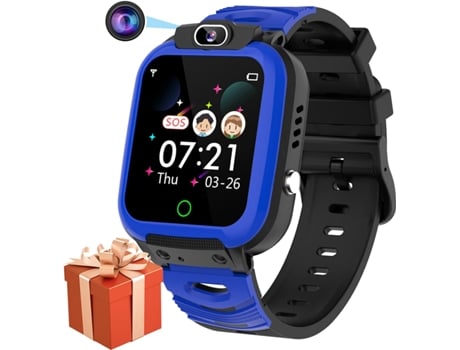 Smartwatch Infantil MACYLCH Chamada SOS Câmara Reprodutor de Música Vídeo Alarme