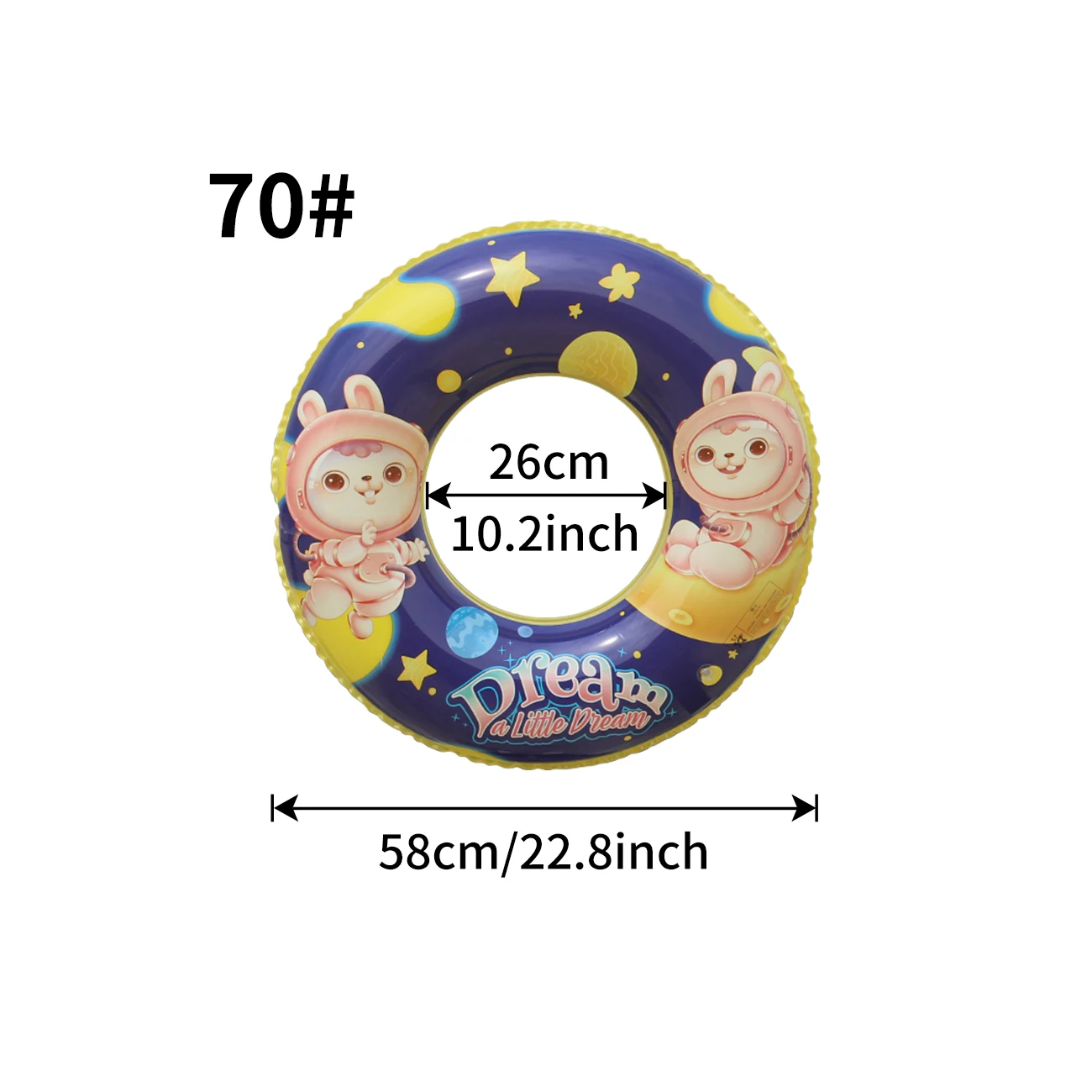 (70 Coelhos) Brinquedo Flutuante Infantil Para Piscina, Boia Inflável, Brinquedo Flutuante De Verão