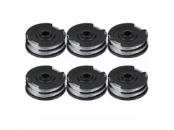 Conjunto De 6 Bobinas Para Aparador De Relva, Compatível Com Bosch Art F016800351, Peça De Reposição Para Corte E Manutenção De Relvado