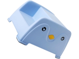 Banquinho Infantil de Dois Degraus Antiderrapante para Meninos e Meninas, Azul. CHABERLU