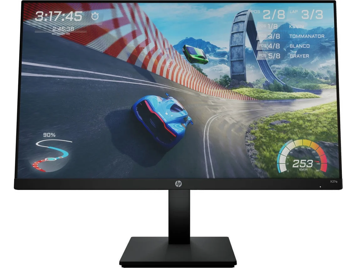 Monitor Gaming HP X27Q 2V7U5E9 (Outlet Grade A - 27'' - 165 Hz - 1 ms - AMD FreeSync)