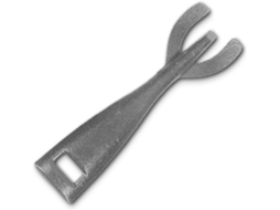 Pinça Collbath Em Ferro Fundido Preto, Utensílio De Cozinha Sem Rebarbas, Fácil De Limpar, Para Churrasqueiras E Grelhas