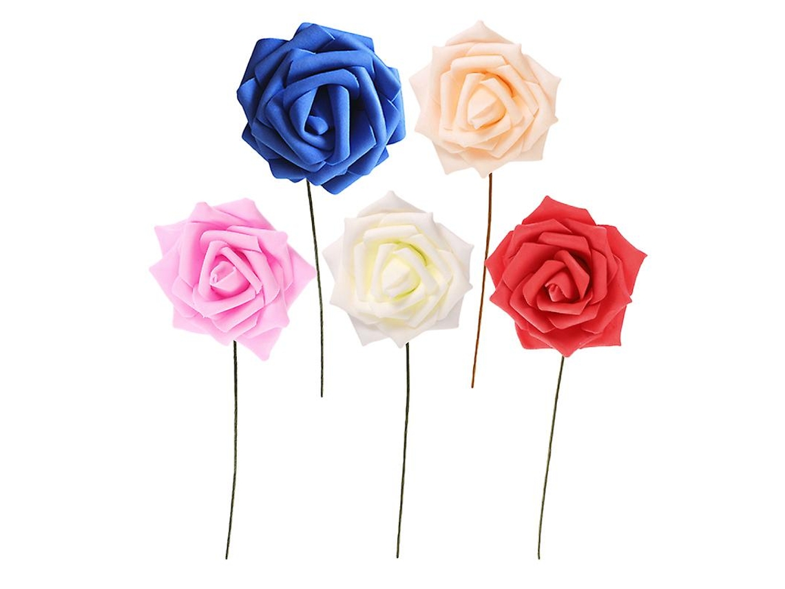 25 Unidades De Rosas Falsas Allinless