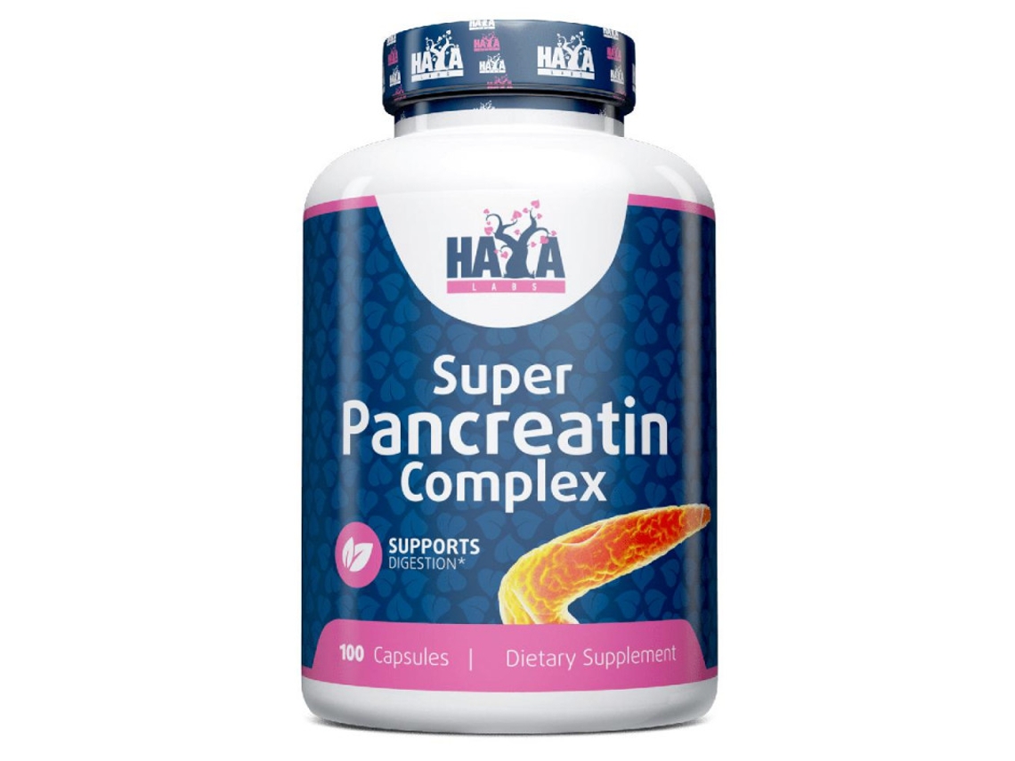 Super Pancreatin Enzymes 100 Caps. Haya Labs