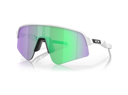 Sutro Lite Sweep Mtwht com Prizm Rd Jade Oakley