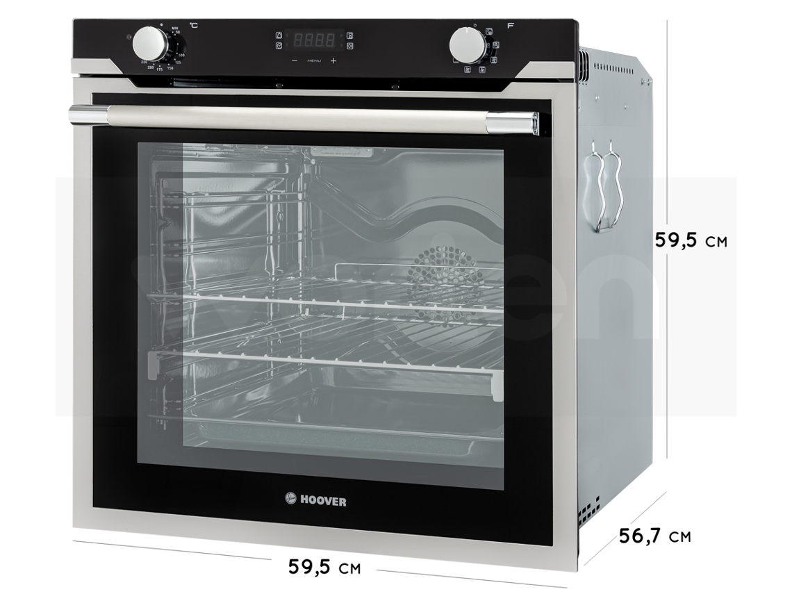 Forno HOOVER Hoaz 7150 IN/E (80 L 59.5 cm Inox) Worten.pt