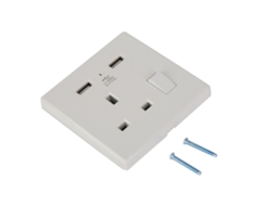 Laxiscreed Tomada De Parede Uk Com Usb, Interruptor, Led Indicador E 2100ma De Alta Corrente