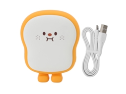 Aquecedor de Mãos Elétrico Cute Toast Usb 6000mah Power Bank S/MARCA