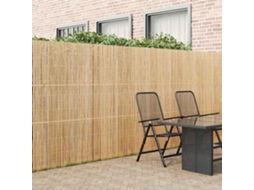 Vidaxl Cerca De Bambu Natural 400 X 180 Cm Bambu