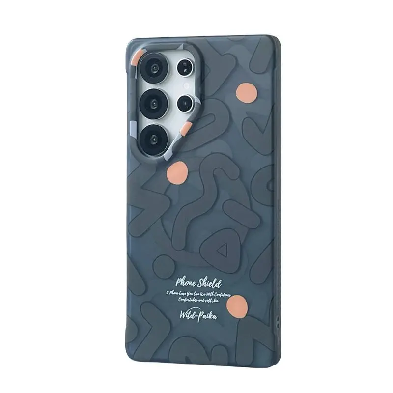 Capa De Celular Criativa Com Airbag Magnético Anti-queda Para Casais (preta, Galaxy S25 Ultra)
