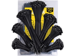 Abraçadeiras De Cabo De Alta Resistência, Tamanhos Mistos De 4681012 Polegadas, Abraçadeiras De Cabo Pretas Com Design De Autotravamento,