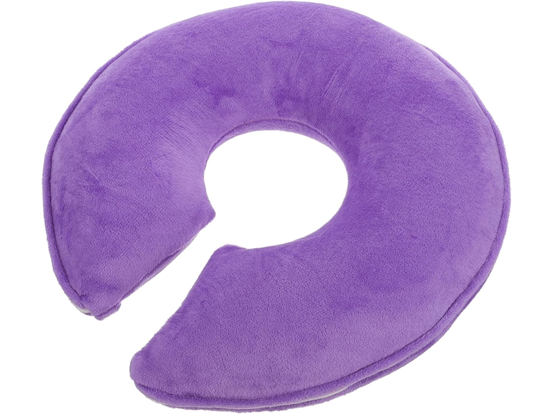 Almofada de Pescoço em Formato U, Feita Algodão, com Suporte para O. Reutilizável e Portátil, CHABERLU