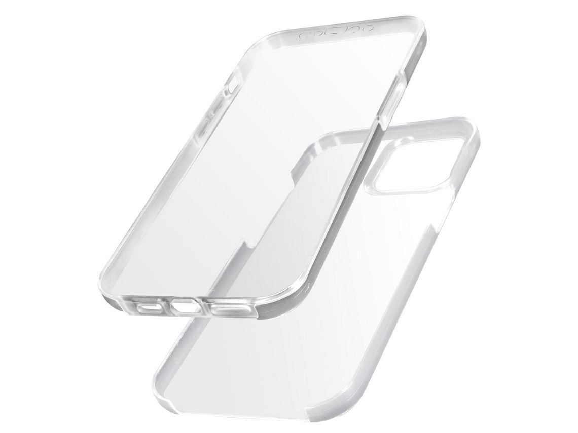 Capa iPhone 13 Mini Integral Traseira Rígida e Frontal Flexível Transparente AVIZAR