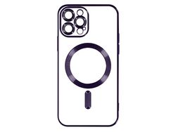 Capa Magsafe para iPhone 13 Pro Max Silicone Proteção Câmara Violeta AVIZAR