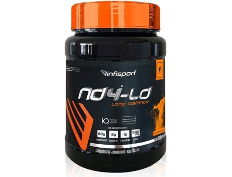 Suplemento Alimentar INFISPORT Nd4 Long Distance Sabor Aporte Energético Doble, Sales Minerales (800 Gr  - Mandarina)