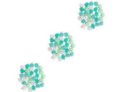 Exceart Conjunto De 90 Tachas Delicadas Em Formato Flor Para