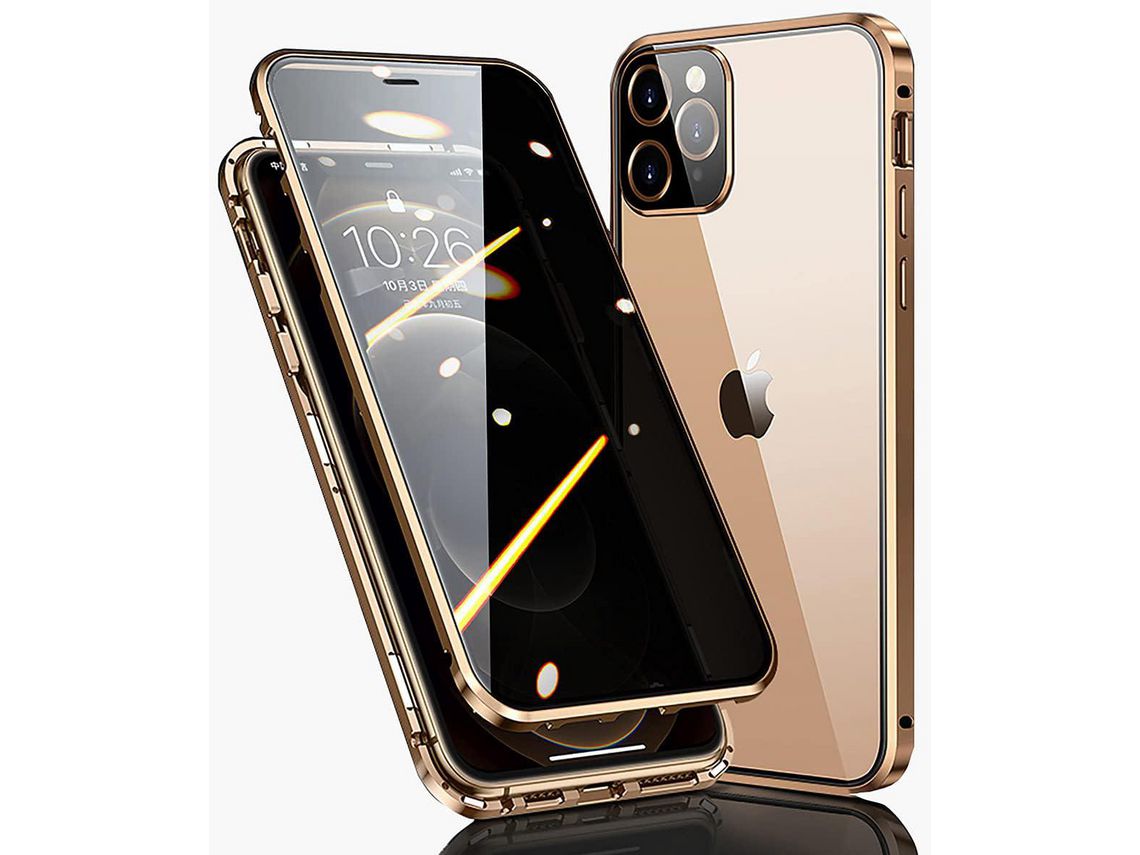 Capa Iphone 12 Pro HONGWE. (Dourado)